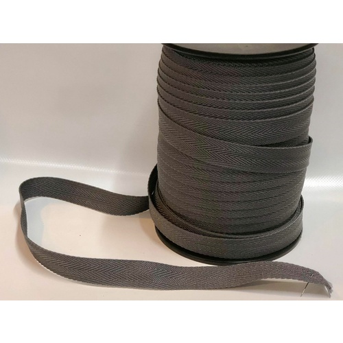 Marine-PRO Polyprop UV binding tape CHARCOAL 25mm x 100mt