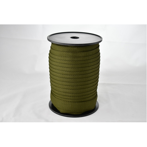 Marine-PRO Polyprop UV binding tape  ARMY GREEN 25mm x 100mt