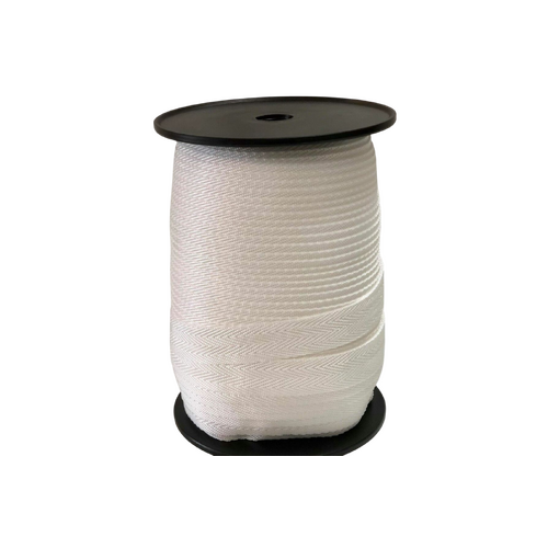 Marine-PRO Polyprop UV binding tape WHITE 25mm x 10mt