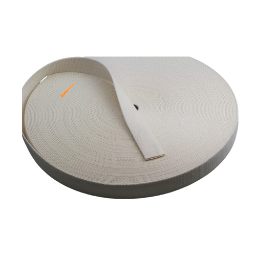 Cotton Webbing NATURAL 25mm x 10m 