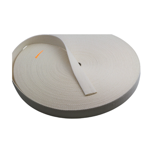 Cotton Webbing NATURAL 25mm x 50m