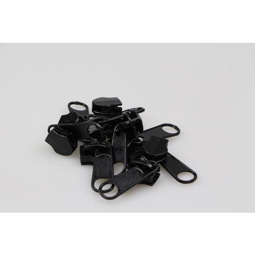 Zip Sliders No. 10 Coil Single Pull 10 pcs [colour: Black]