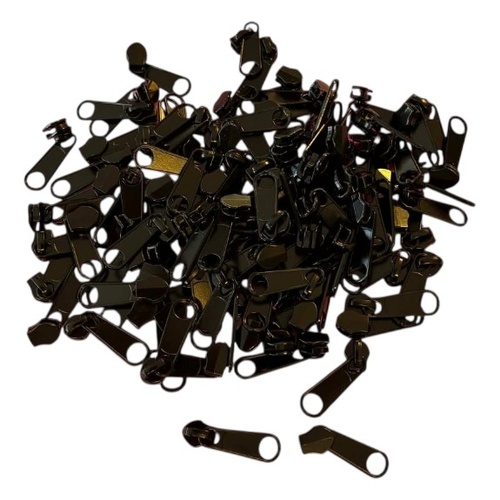 Slider 5 Coil zip Single pull nonlock Black 10pcs