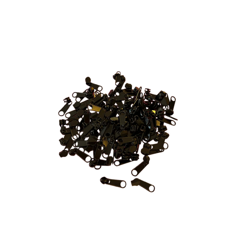 Slider 5 Coil zip Single pull nonlock Black 10pcs