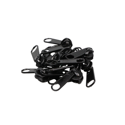 Slider 8 Coil Double Pull Nonlock Black x 100 pieces